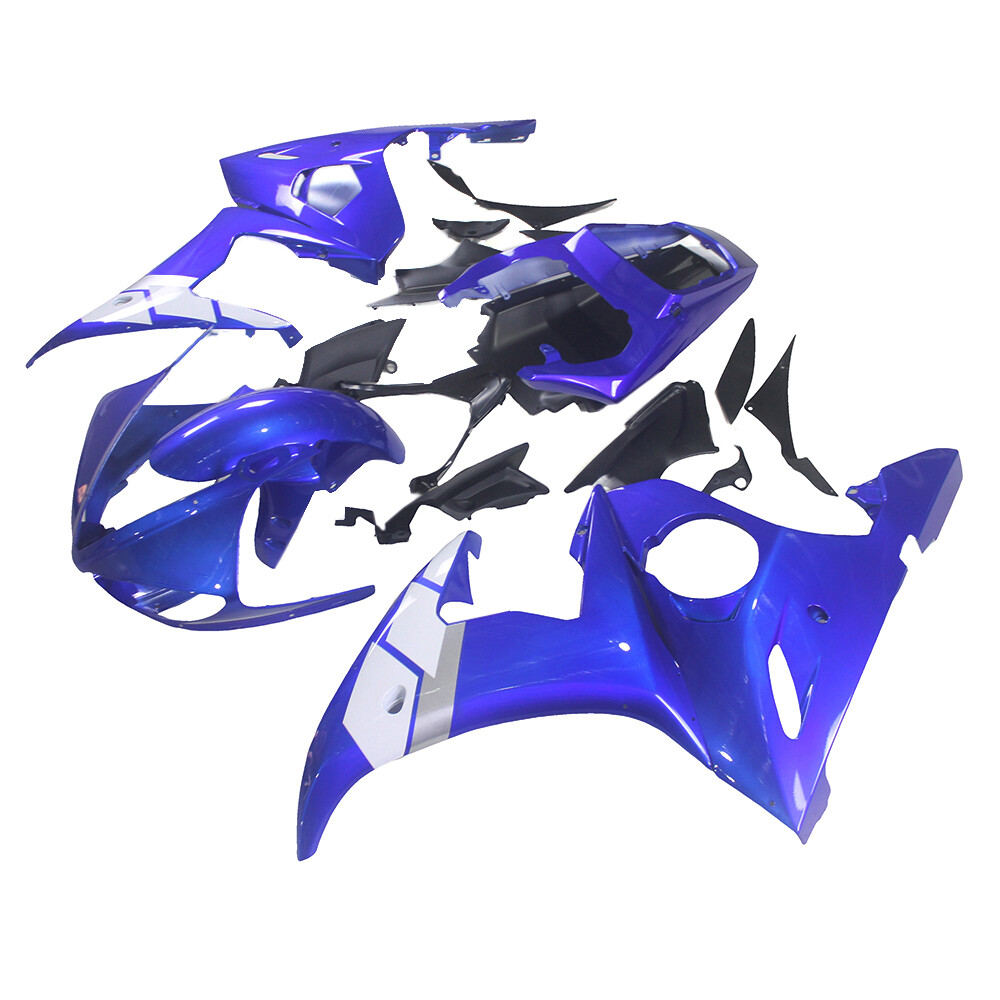 Injection Blue Bodywork For 2003-2005 Yamaha YZF R6 / 06-09 Plastic Fairing Kit