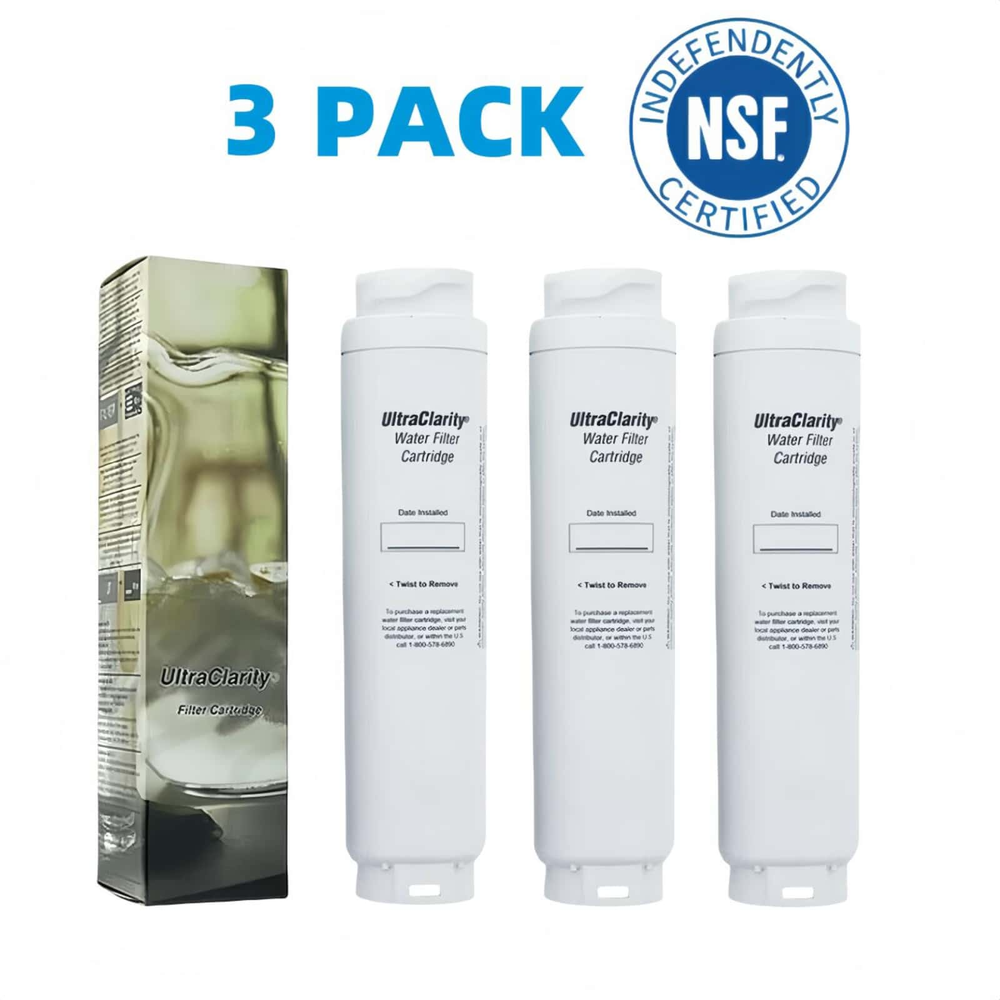3 pack Bosch Ultra Clarity 9000 077104 Refrigerator Water Filter New Sealed USA