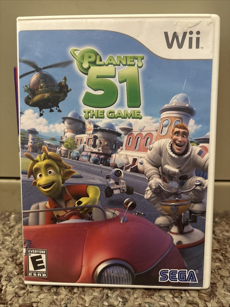 Planet 51: The Game (Nintendo Wii, 2009) Complete. Tested.