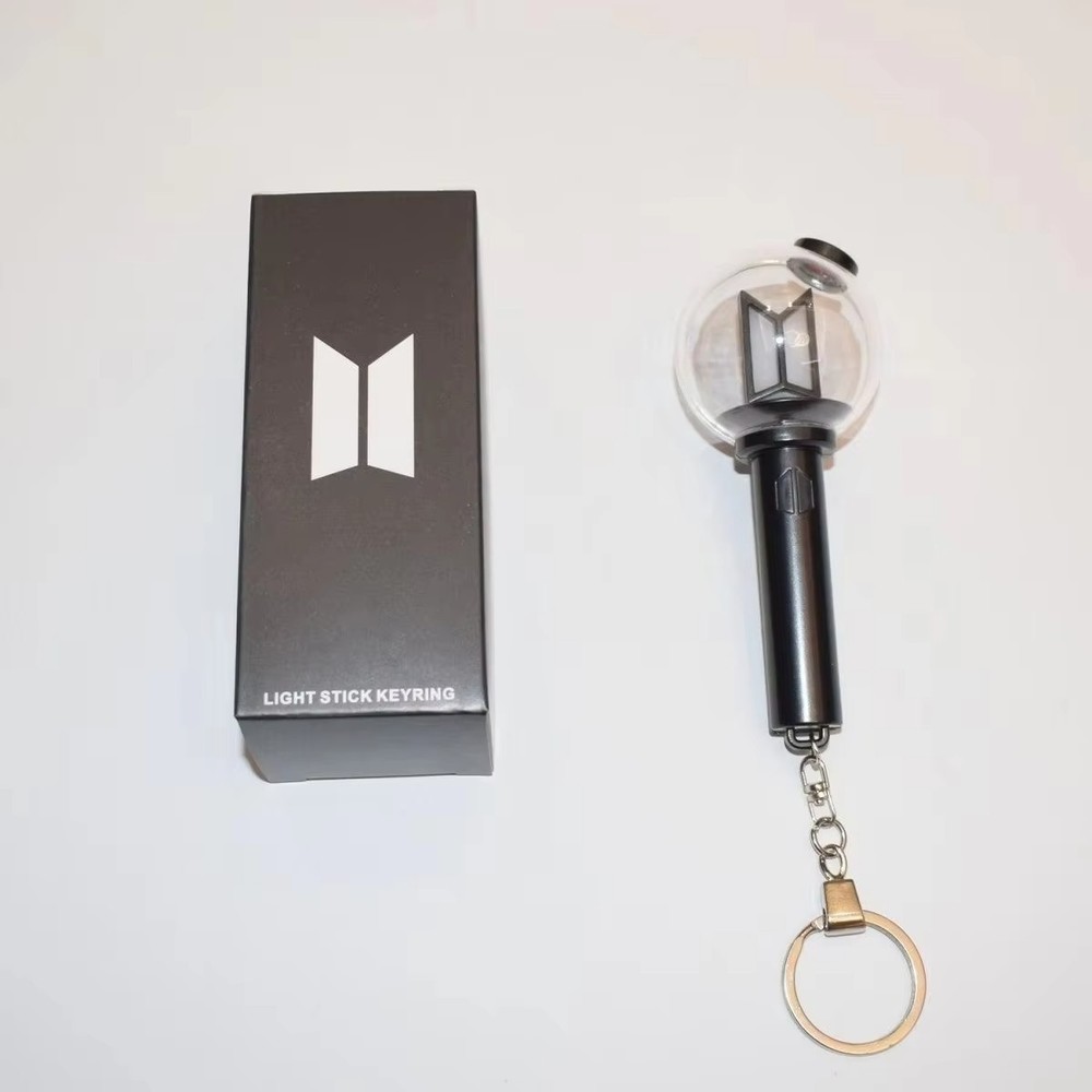 BTS New Mini Light Stick Ver.4 Light stick Mini Keychain Color Changing Glowing
