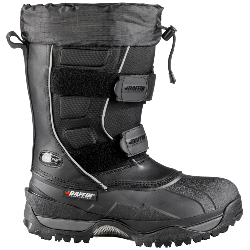 Baffin Eiger Polar Round Toe Black Mens Snow Boots 4000M001-001