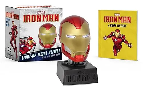 Marvel: Iron Man Light-Up Metal Helmet: With Glowing Eyes by Manning, Matthew K