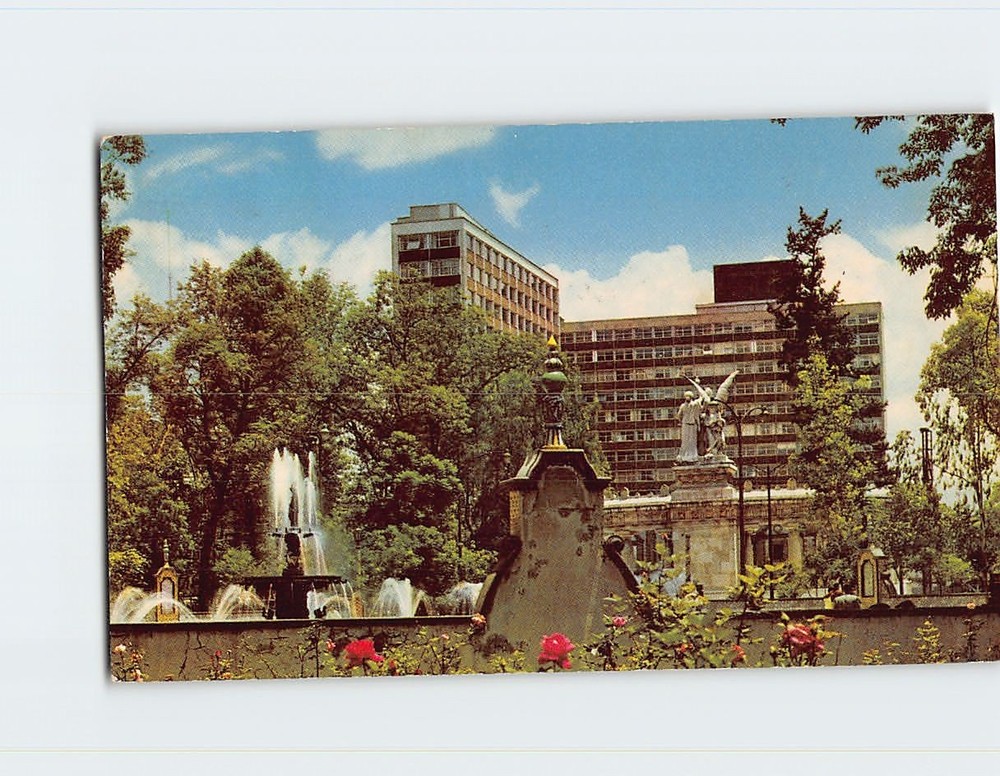 Postcard Alameda Central Mexico