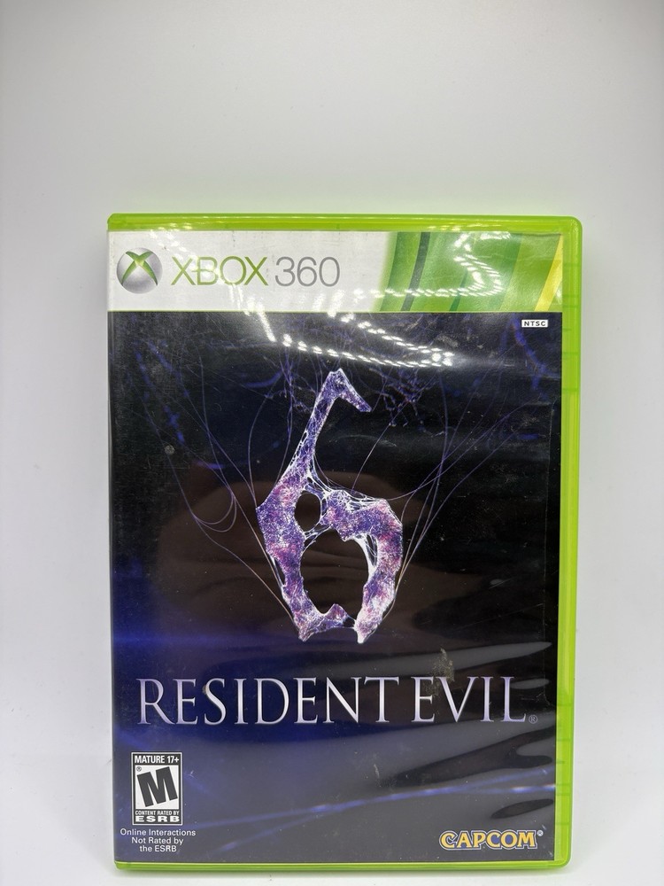 Resident Evil 6 (Microsoft Xbox 360, 2012) CIB, Tested & Working