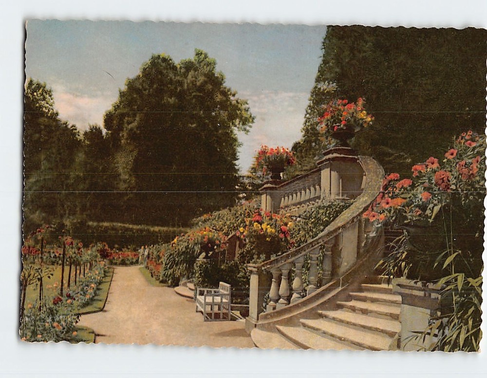 Postcard Rosengarten Insel Mainau Im Bodensee Konstanz Germany