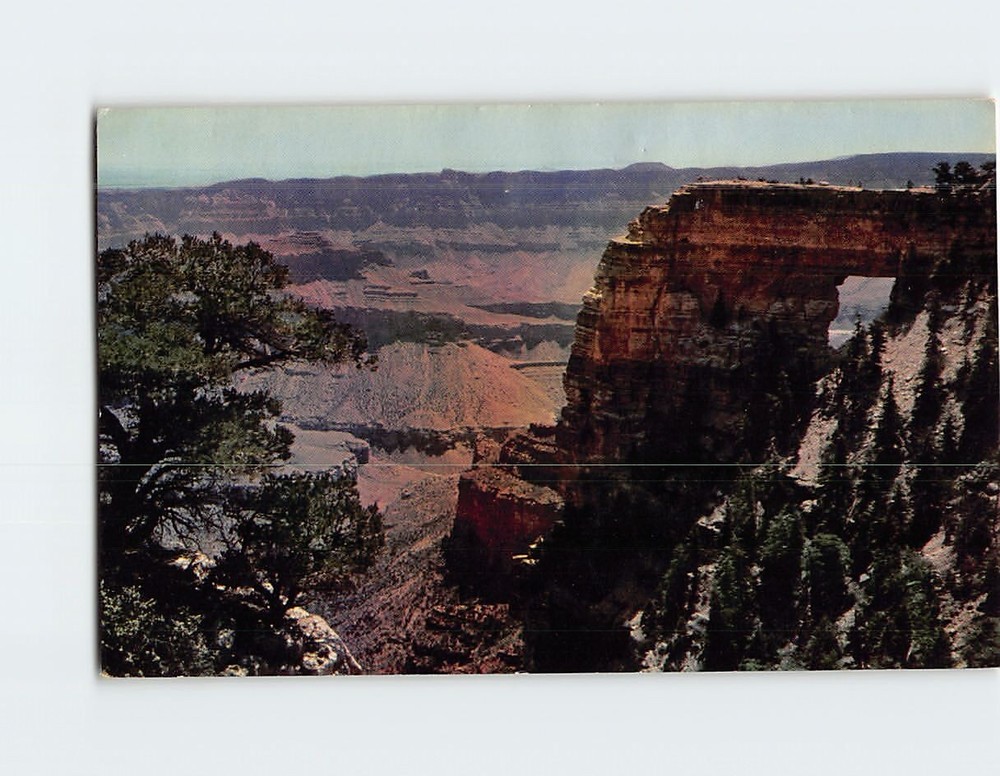 Postcard Angel's Window Cape Royal Grand Canyon National Park Arizona USA