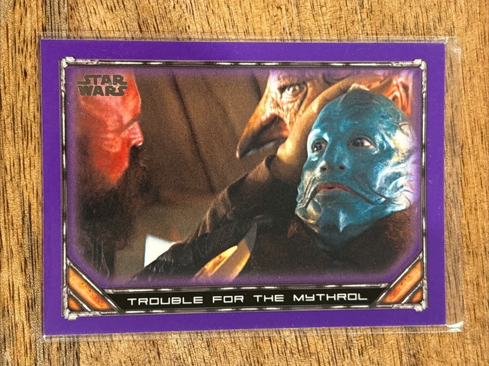 2020 Topps Star Wars Mandalorian Season 1 RARE PURPLE Parallel #2