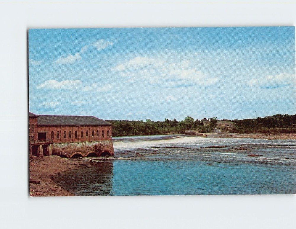 Postcard Salmon Pool Penobscot River Bangor Maine USA North America