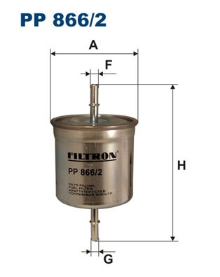 PP 866/2 FILTRON Fuel Filter for Volvo