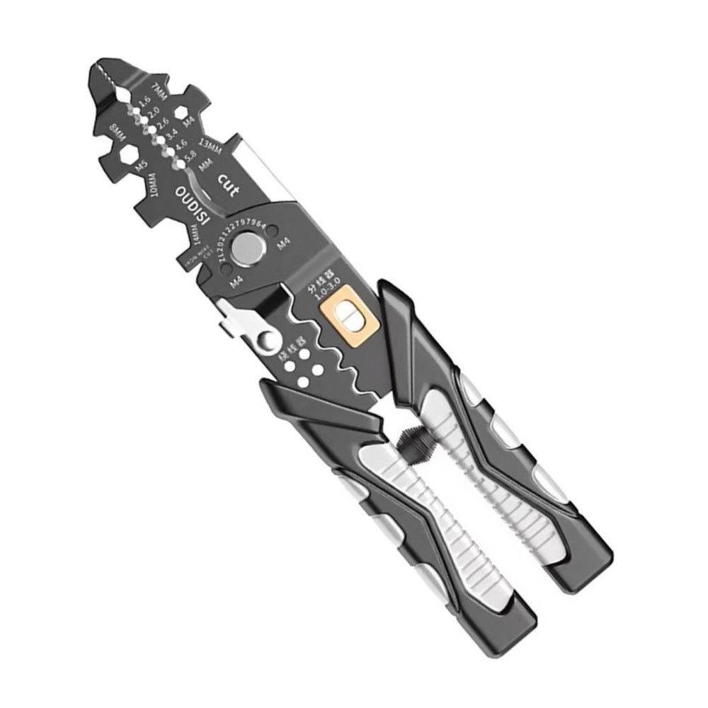 25-in-1 Multifunctional Wire Stripper with Needle Nose and Crimping Pliers