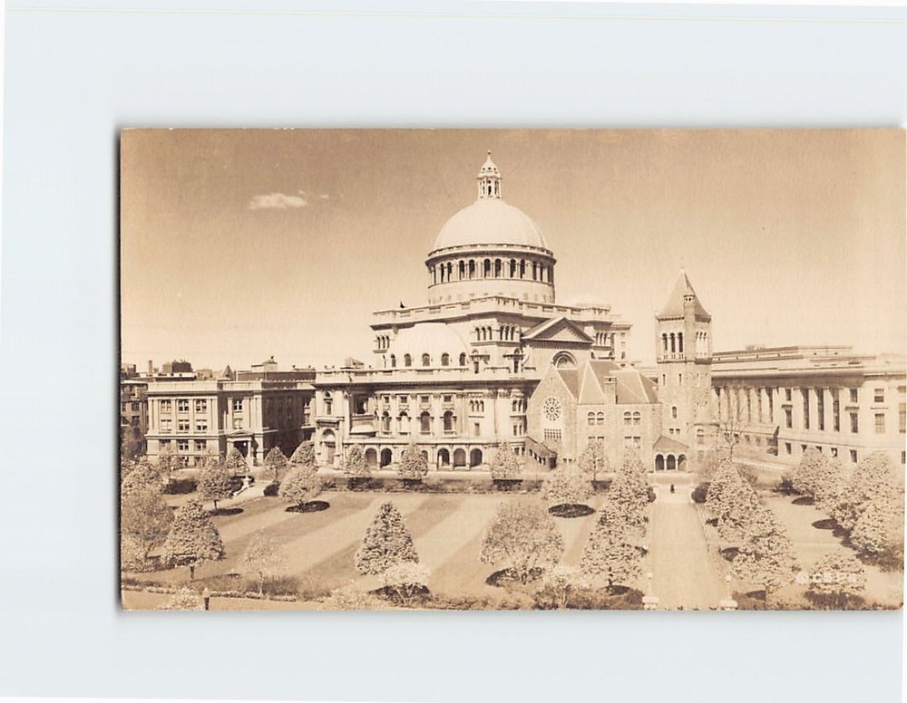 Postcard The First Church of Christ Scientist in Boston Massachusetts USA