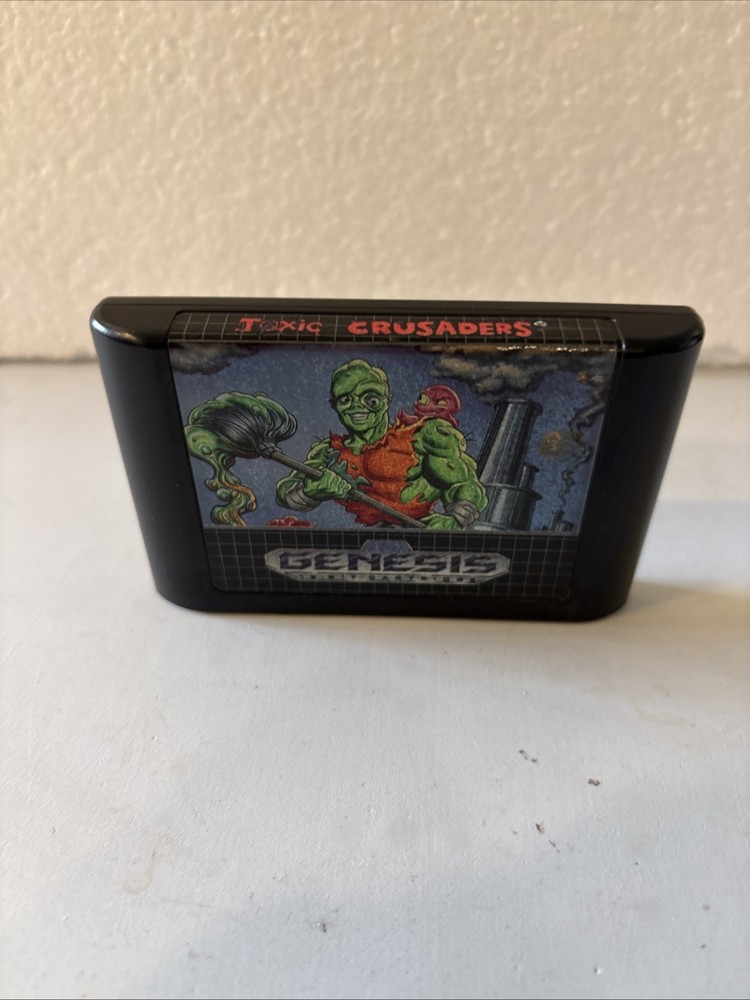 Toxic Crusaders (Sega Genesis, 1992)  Cartridge Only Tested  Working Authentic