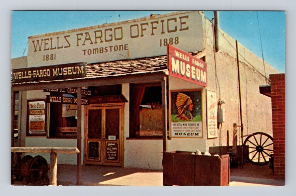 Tombstone AZ-Arizona, Wells Fargo Stage Office, Museum, Vintage Postcard