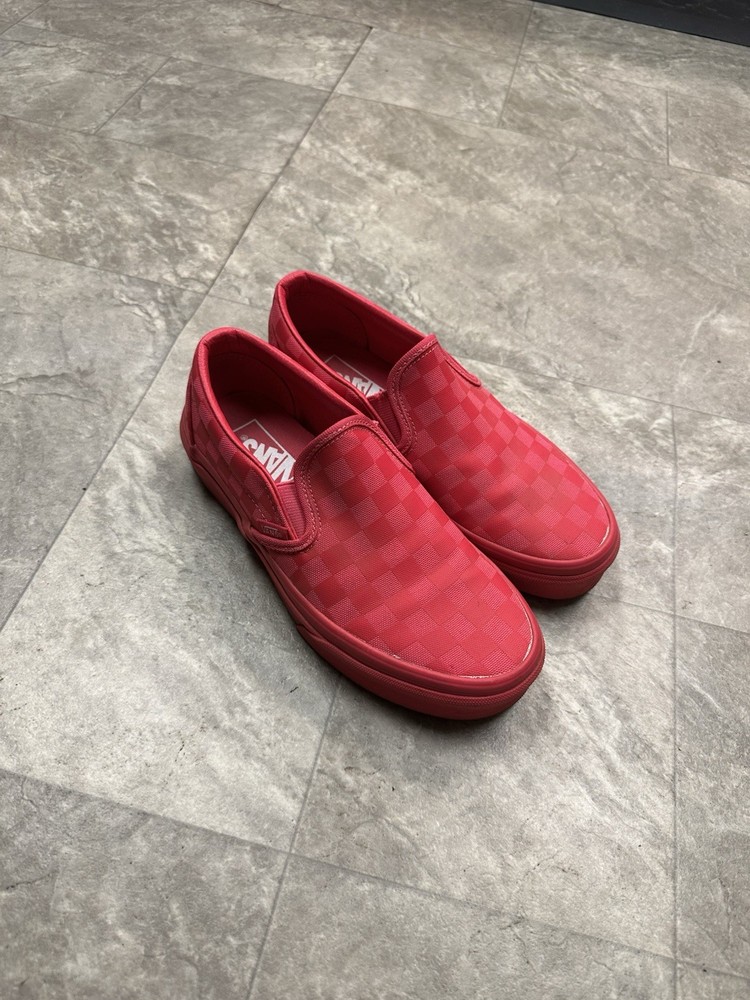 Vans Old Skool Skate Slip On Hot Pink Canvas Shoe