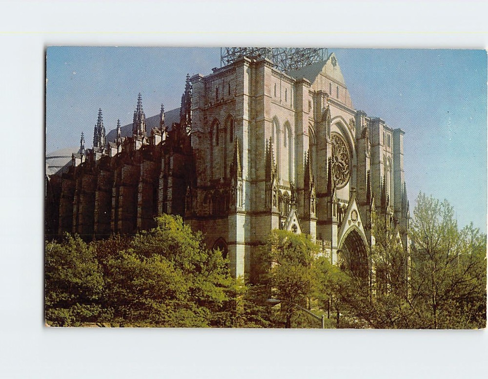 Postcard Cathedral of St. John the Divine NY USA