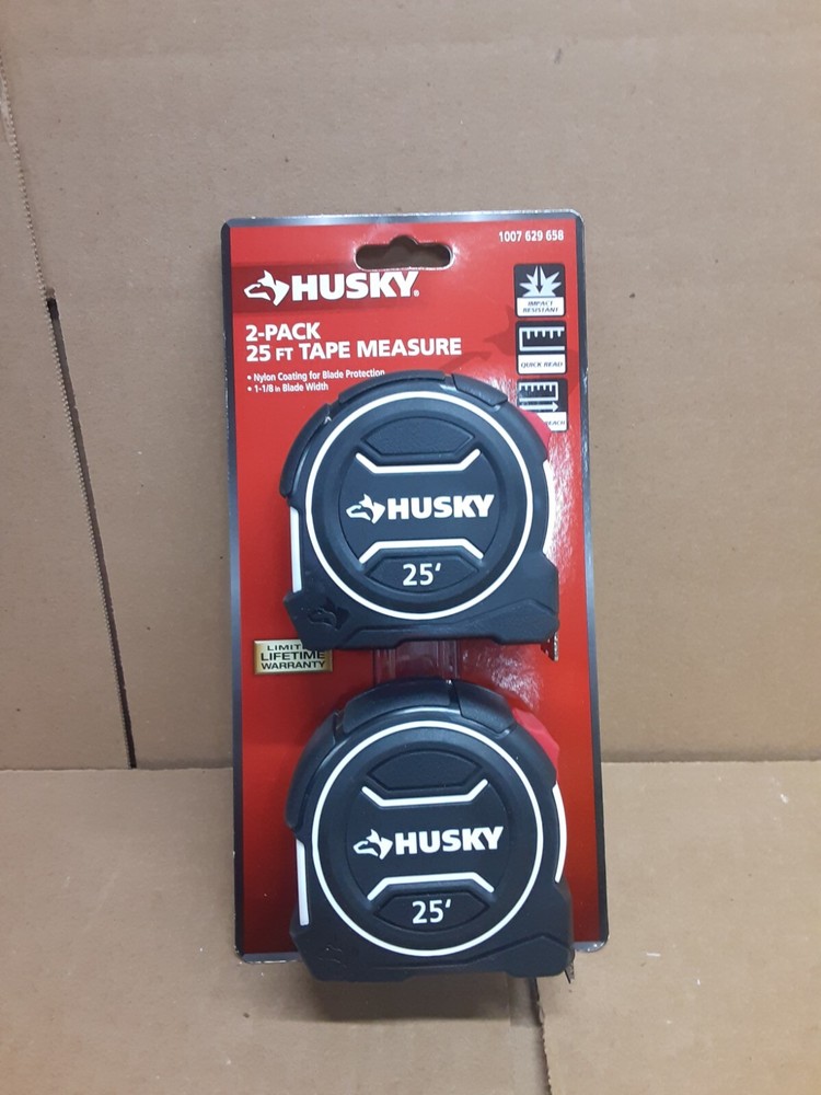 Husky 2-Pack 25' Tape Measure 1007 629 658