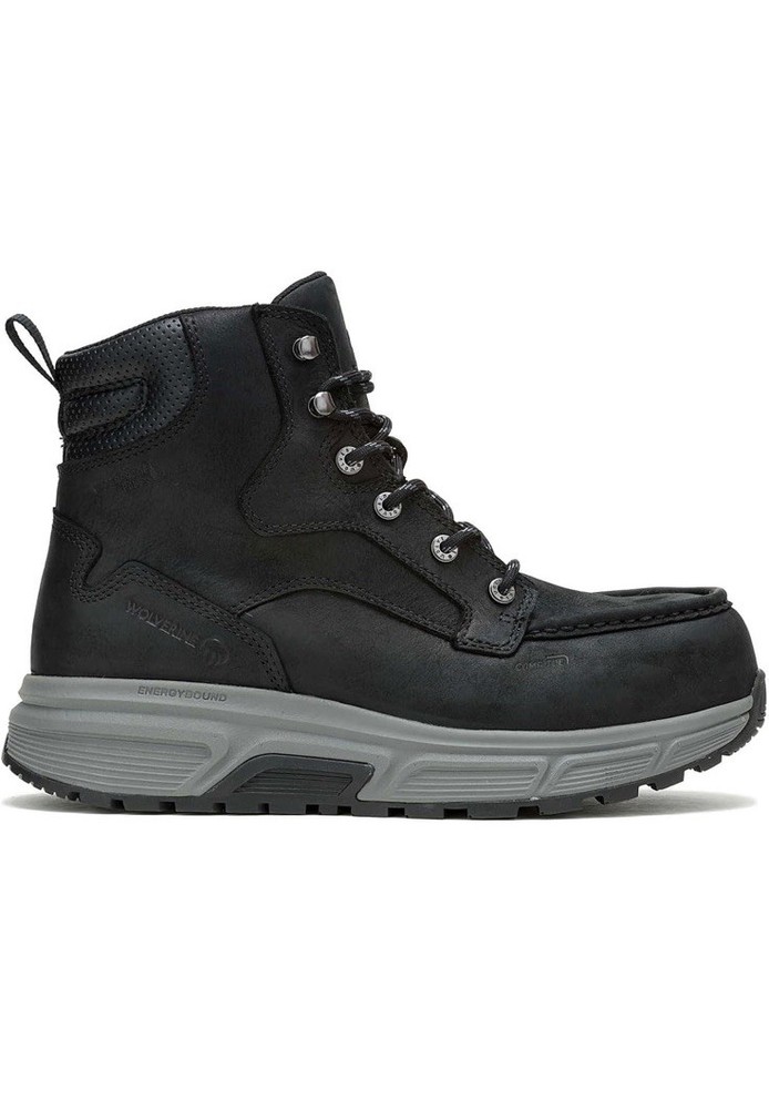 Wolverine Men's Waterproof Composite Toe Wedge Work Boot for Performance and Comfort  