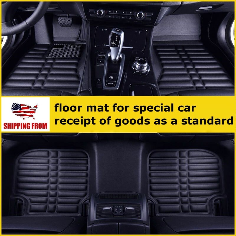 XPE Floor Liner Mats High-Cover Safety Customized for Toyota RAV-4 2013-2018