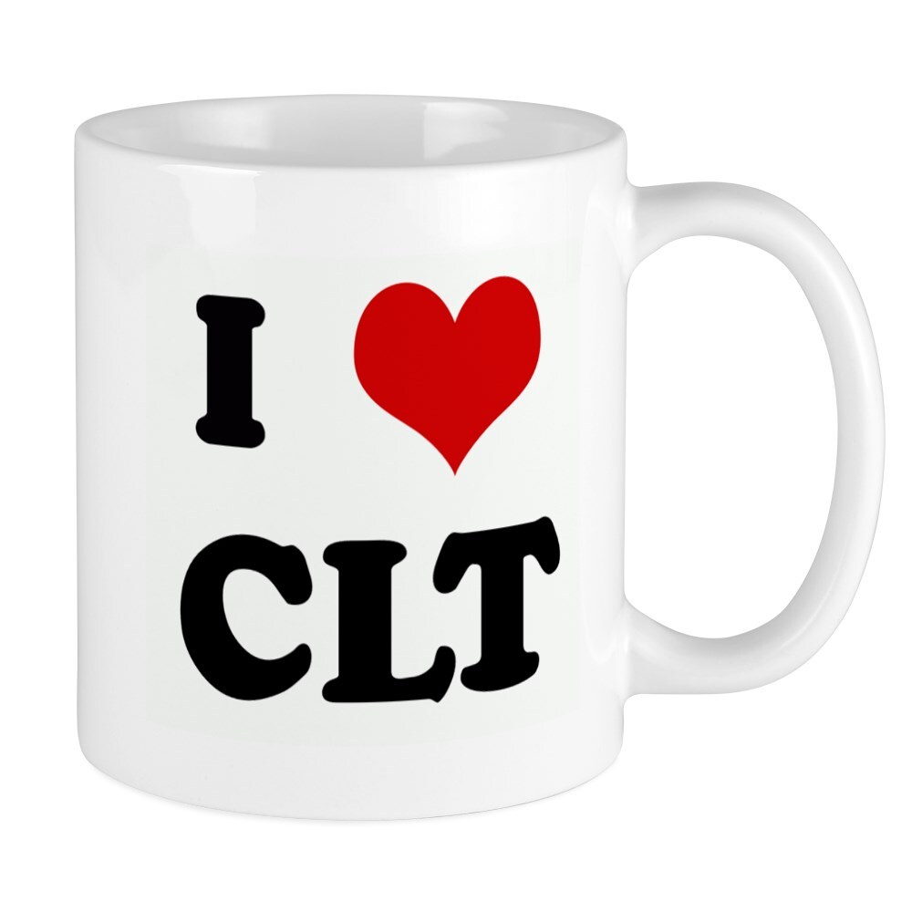 CafePress I Love CLT Mug 11 oz Ceramic Mug (395551884)