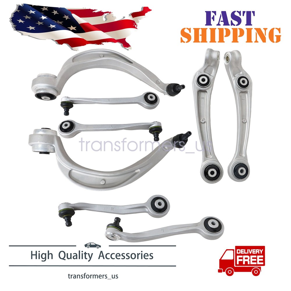 Front Upper & Lower Control Arms W/ Ball Joints For Audi Allroad 2013-2016 8X