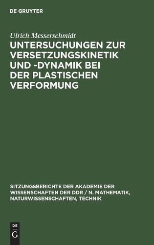 Ulrich Messersc Untersuchungen Zur Versetzungskinetik Und -Dynamik Be (Hardback)Another great item from Rarewaves USA | Free delivery!