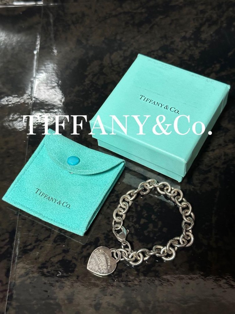Tiffany & Co Sterling Silver Heart Bracelet New Jewelry