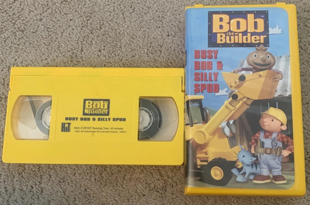 Bob the Builder - Busy Bob  Silly Spud (VHS, 2002)