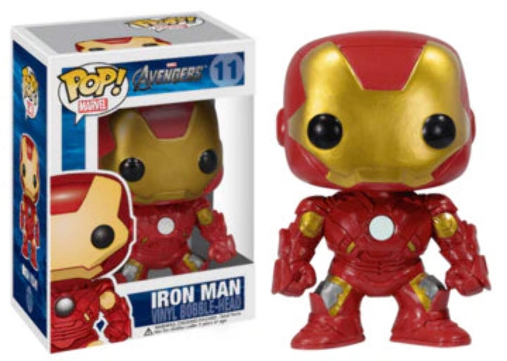 Funko POP! Marvel: Avengers - Iron Man [Large Font](Damaged Box)[C] #11