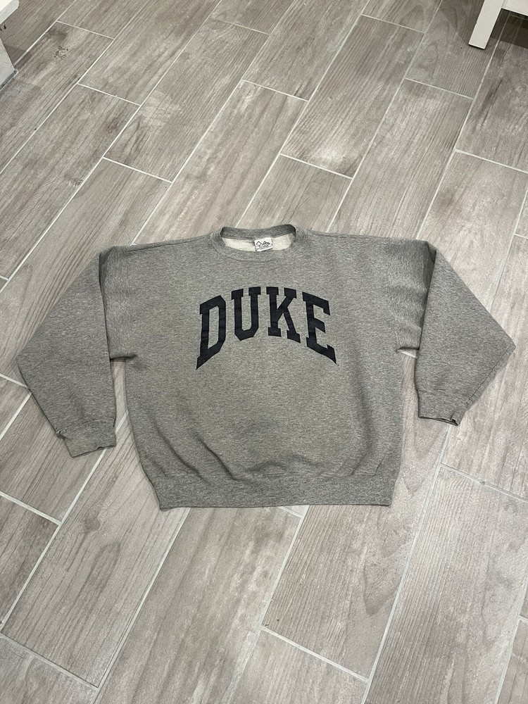 The Cotton Exchange Duke Sweatshirt Men’s Size XL , Gray 90’s & Made In The USA