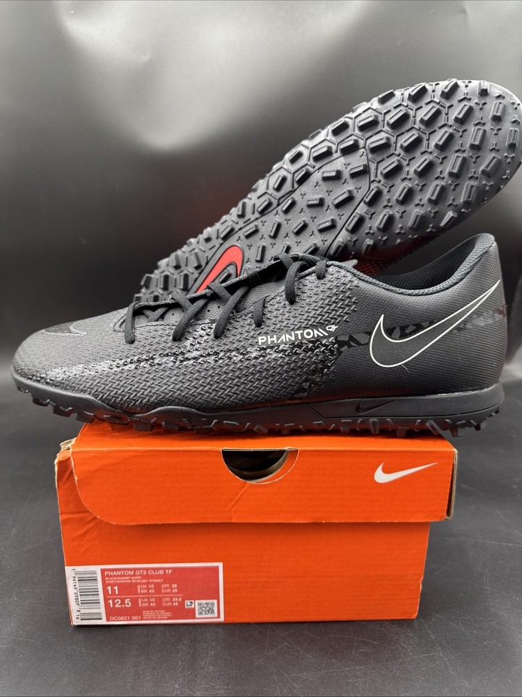Nike Phantom GT2 Club TF Black Summit White (DC0821 001) Men's Size 11