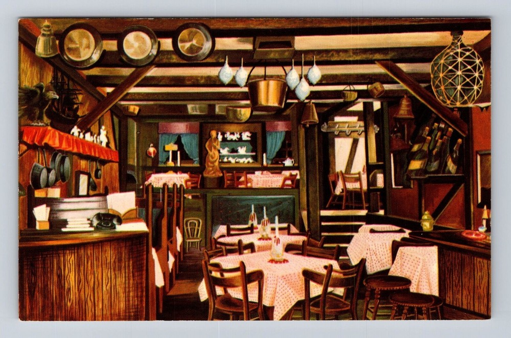 Chicago IL-Illinois, The Drake Cape Cod Room Dining Vintage Postcard