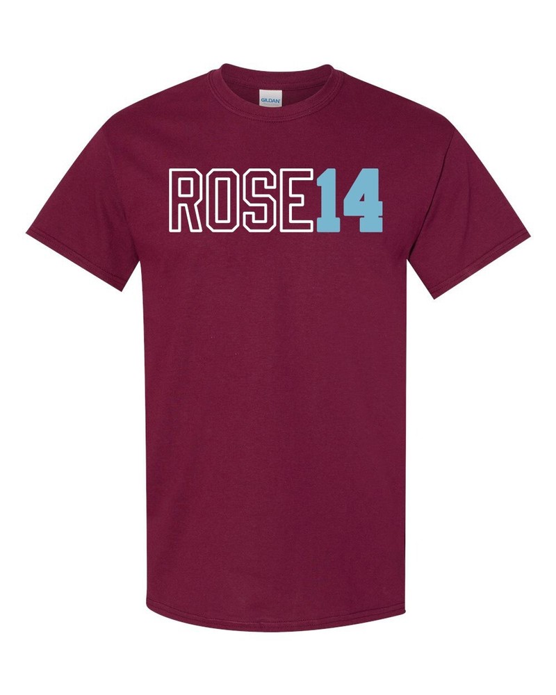 PHILADELPHIA  Name And Number Rose #14 Unisex T-shirt S-XL FREE S&H!