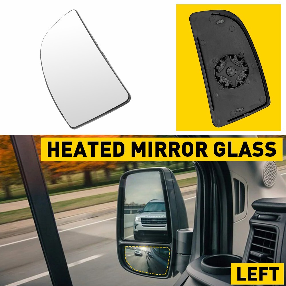 Ford Transit 150-350 Driver Side LH Convex Mirror Glass 2015-2022