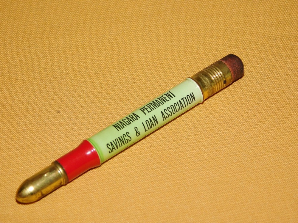 VINTAGE NIAGARA FALLS PERMANENT SAVINGS & LOAN ASSOCIATION  SOUVENIR PENCIL
