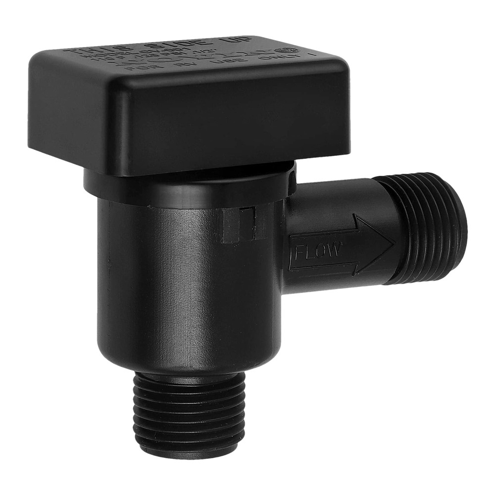 RV Vacuum Breaker Check Valve for Black Tank System, RV Plumbing Parts