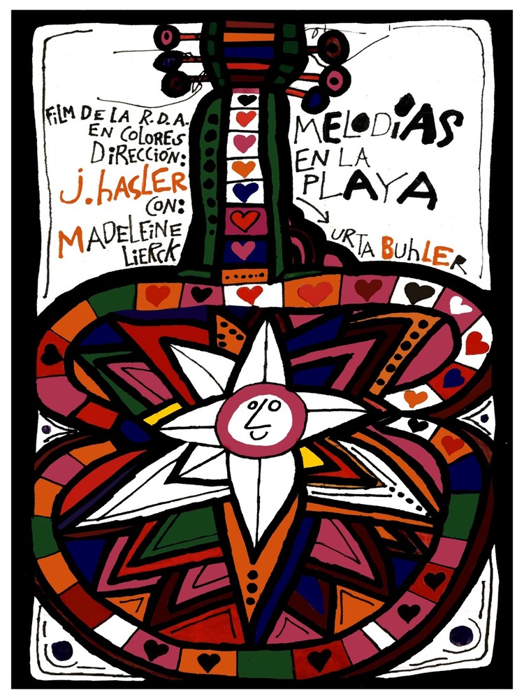 Melodias en la playa movie Decoration Poster.Graphic Art Interior design. 3529