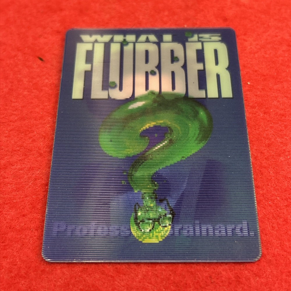 1997 Disney's Flubber Ask Professor Brainard Lencticular Promo w/ Robin Williams