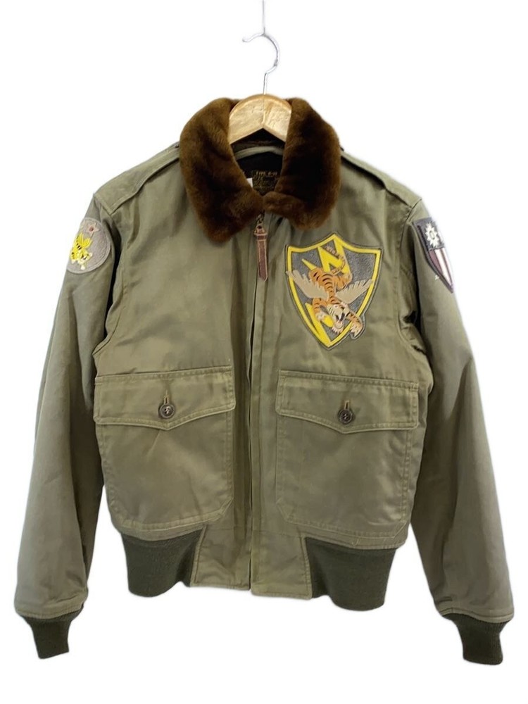 Buzz Rickson S Flight Jacket/36/-/Khk/3157 20101