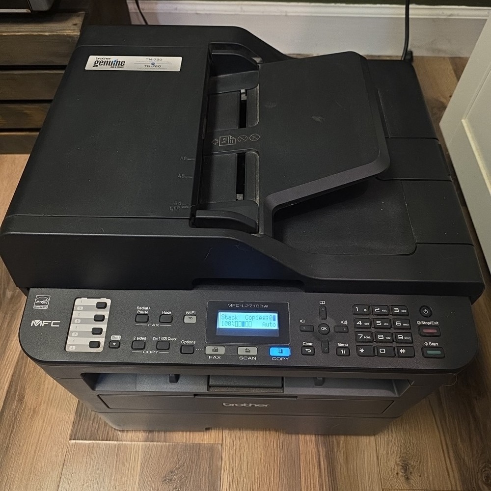 Brother MFC-L2710DW Wireless  All-in-One Monochrome Laser Printer 1497 Pg. Count