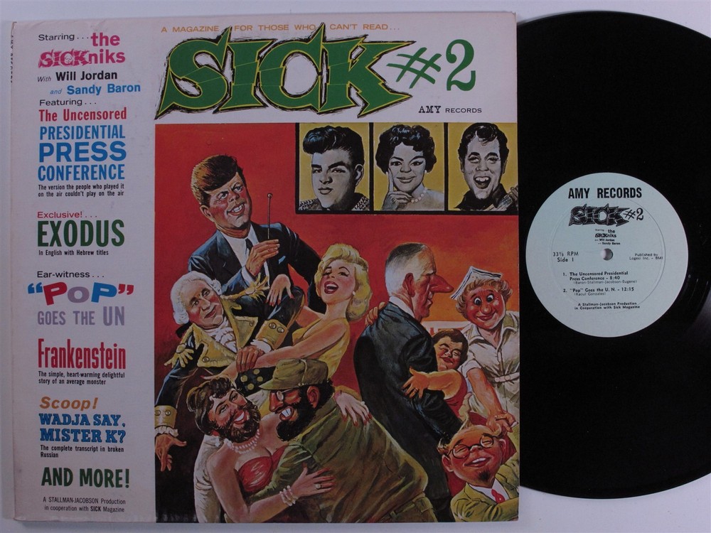 SICK #2 The Sickniks AMY LP VG+ c