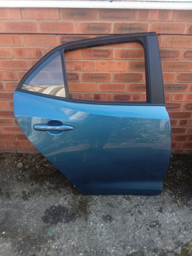 2020 TOYOTA COROLLA HATCHBACK DOOR BARE REAR DRIVER SIDE BLUE