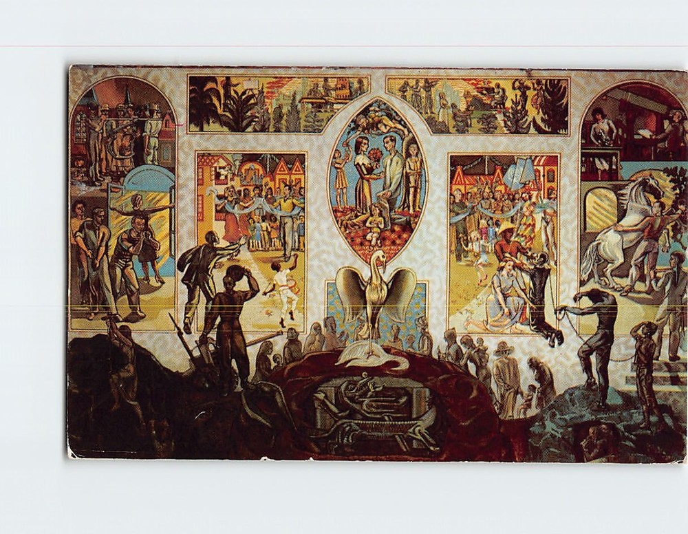 Postcard Mural in Security Council Chamber United Nations New York City New York