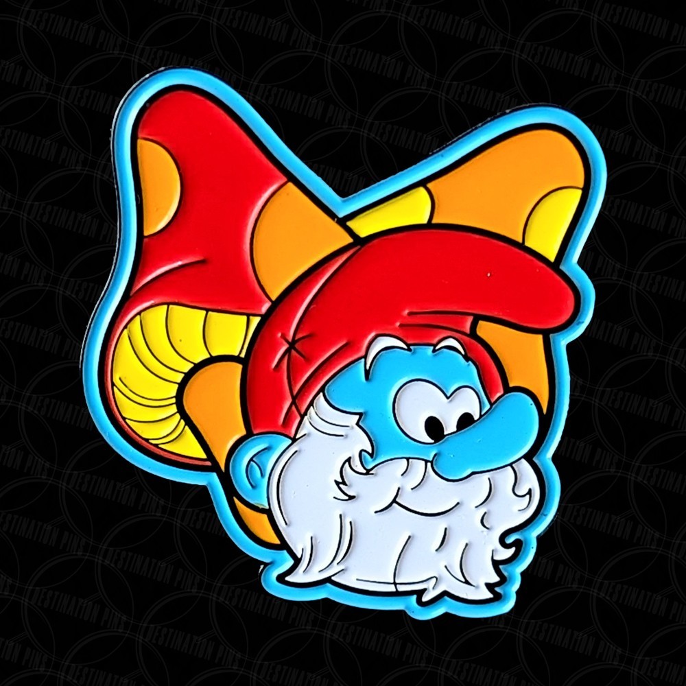 Bam! Geek The Smurfs Papa Smurf Classic Cartoon Enamel Pin