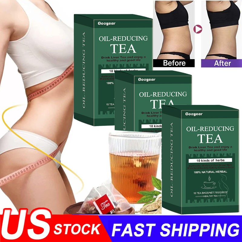 Oil-Reducing Tea-10 Herbal with Excellent Formula, Oil Cleansing Tea for Liver