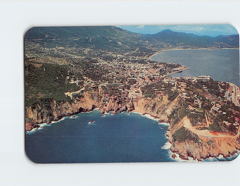 Postcard Aerial View Acapulco Guerrero Mexico