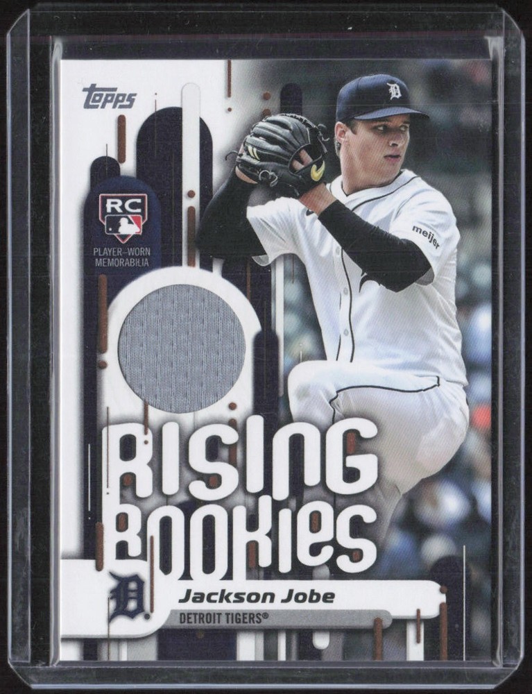 2025 Topps Update #RRR-JJO Jackson Jobe Rising Rookie Relics Player Worn