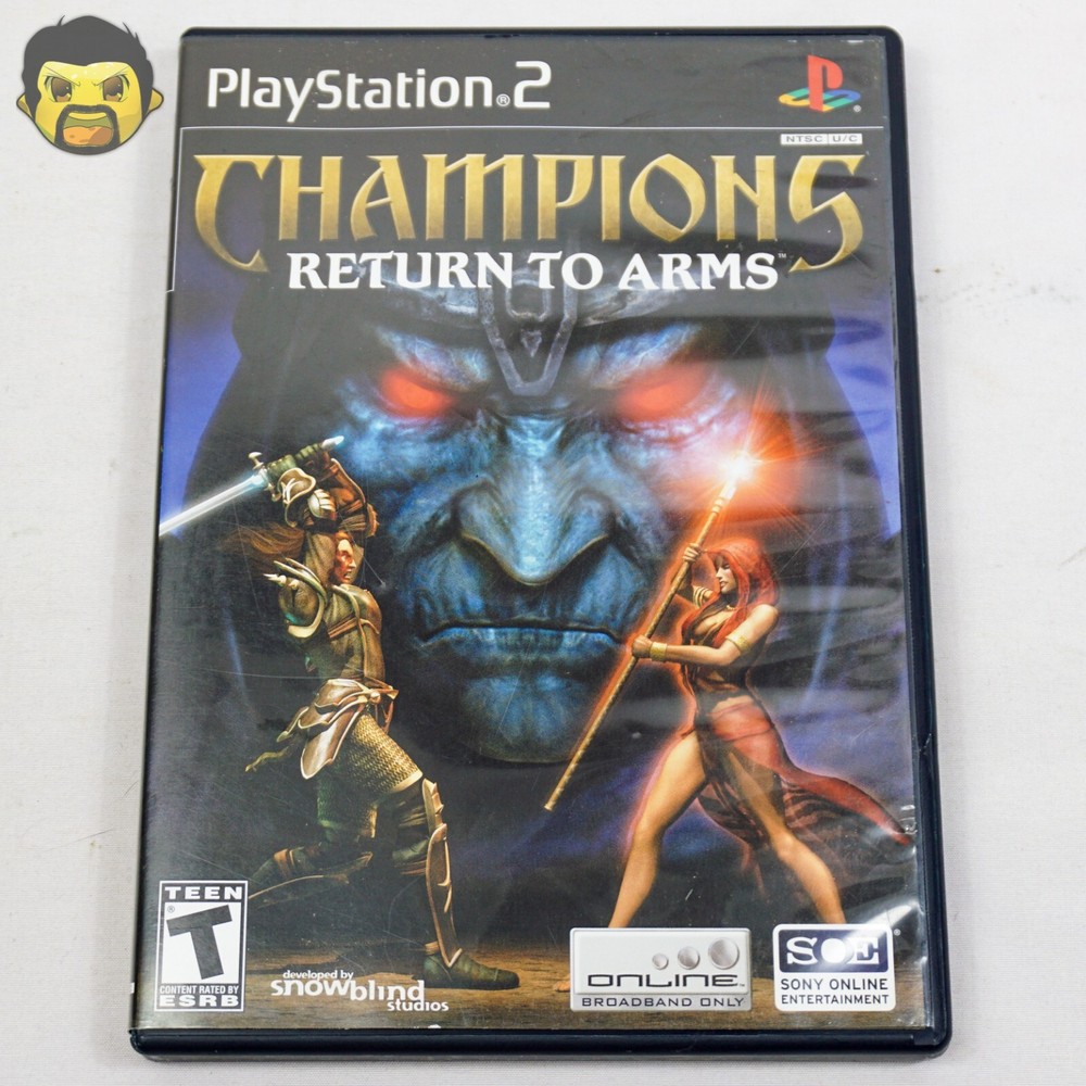 Champions Return to Arms PS2 CIB (Sony PlayStation 2, 2005) Complete w Manual