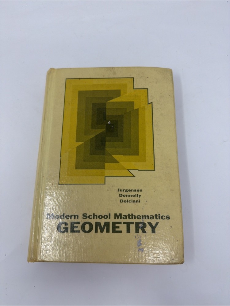 Dolciani Geometry Modern School Mathematics (1969, Hardcover)