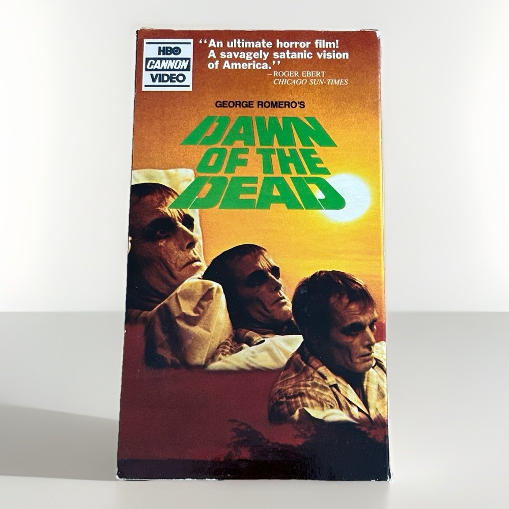 Dawn of the Dead - George Romero Zombie Horror VHS video, 1977