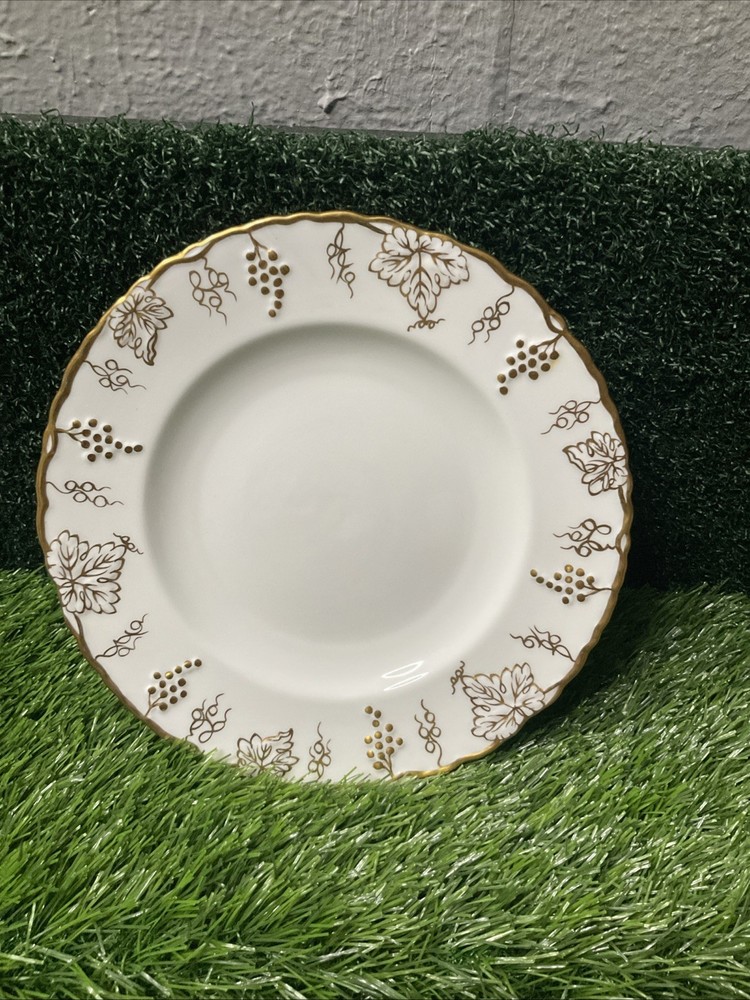 1 - Royal Crown Derby Vine Gold Salad Plate 8-1/4